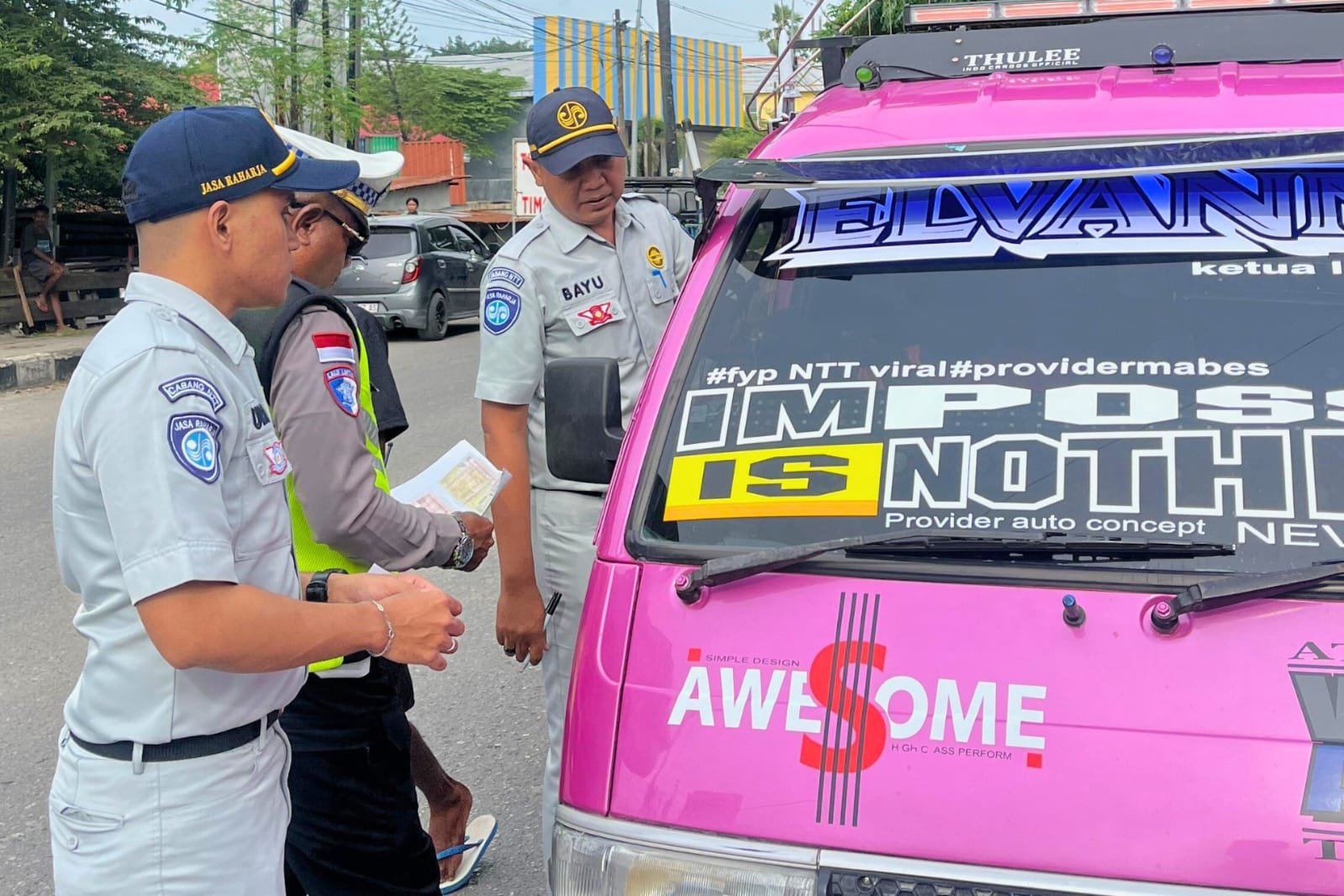 Samsat Kota Kupang Gelar Operasi Gabungan Bersama Satlantas dan Satpol PP di Kota Kupang