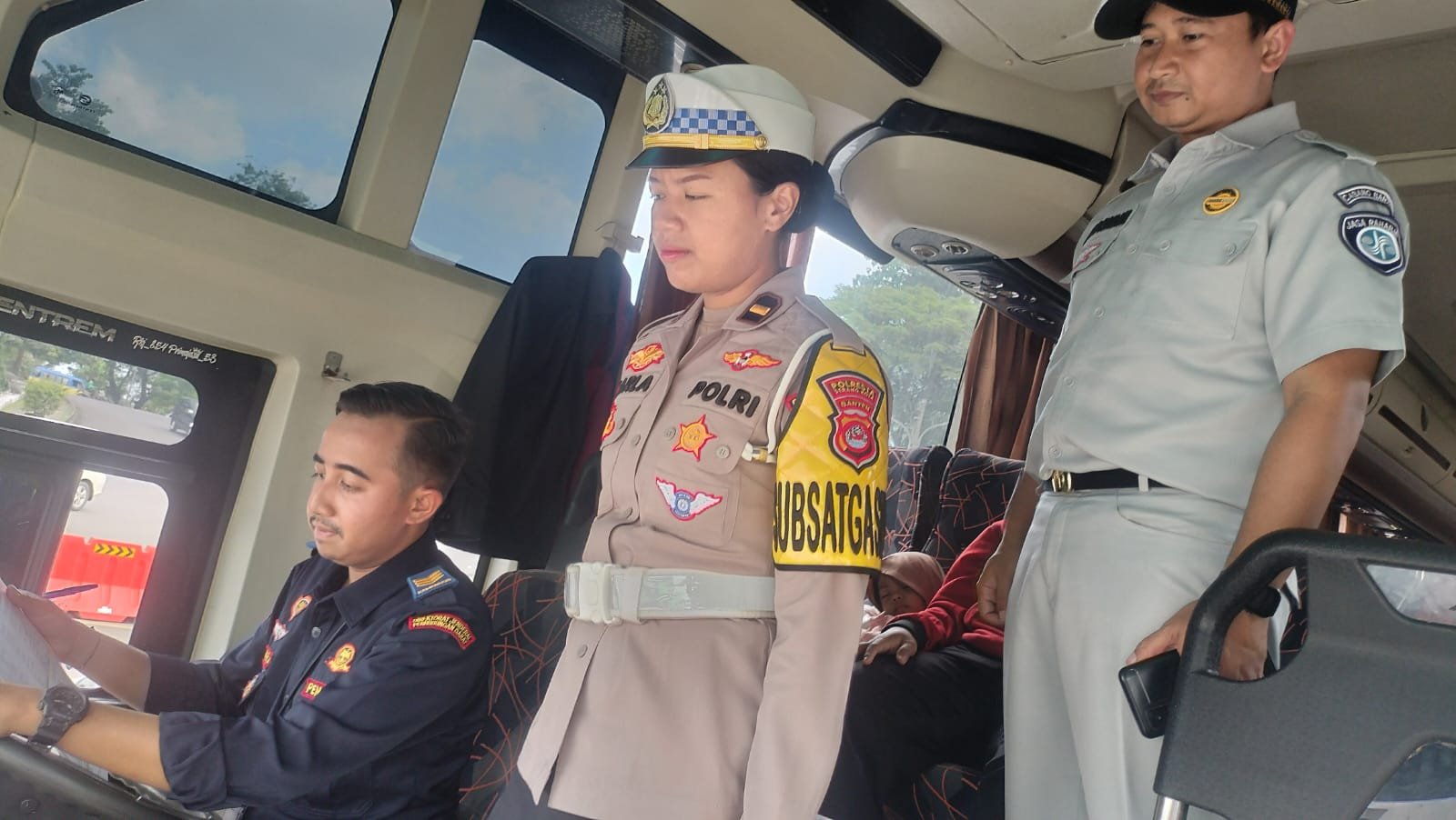 Jasa Raharja Kantor Wilayah Banten Turut Serta dalam Kegiatan Rampcheck Kendaraan Angkutan Umum di Kota Serang