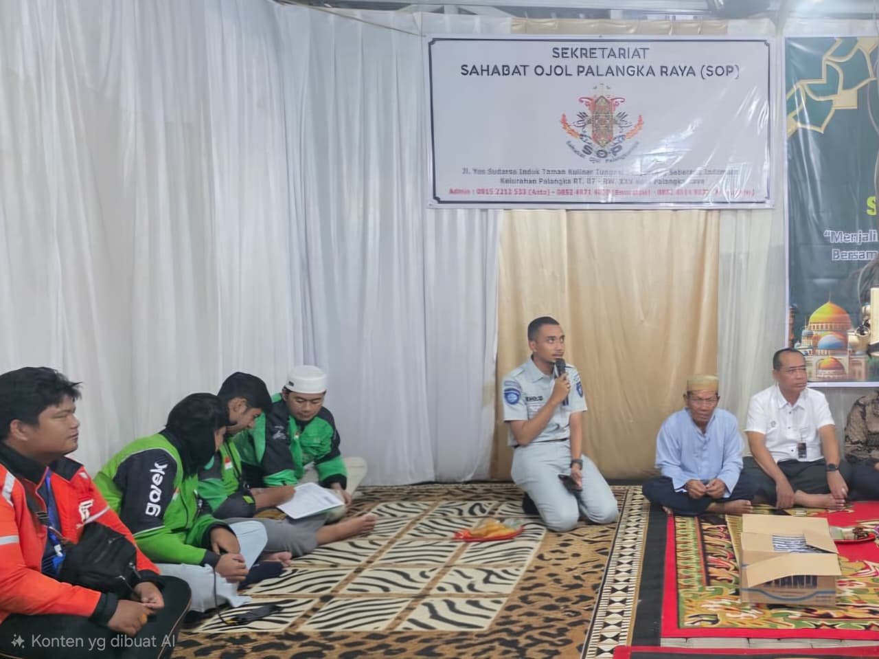 Jasa Raharja Kalteng Hadiri Buka Puasa Bersama Sahabat Ojol Palangka Raya, Perkuat Sosialisasi Perlindungan Korban Kecelakaan