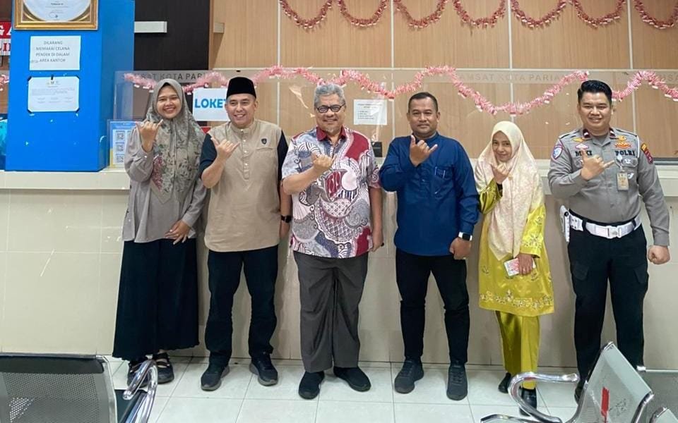 Jasa Raharja Sumatera Barat Dukung Kunjungan Kerja DPRD ke Samsat Kota Pariaman untuk Tingkatkan Pelayanan Publik