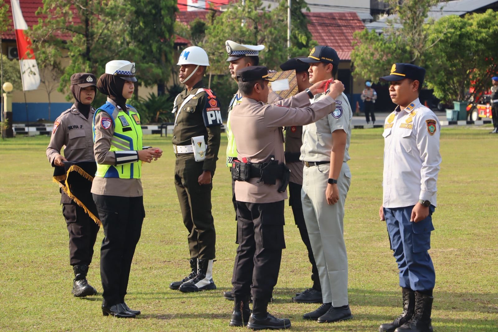 Jasa Raharja Kalteng Hadiri Apel Gelar Pasukan Operasi Ketupat Telabang 2026, Perkuat Sinergi Pengamanan Arus Mudik Lebaran