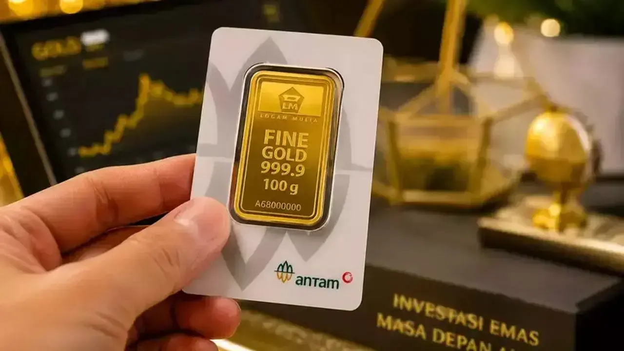 Emas Antam Menguat Rp15.000, Harga Jual Capai Rp2,616 Juta per Gram