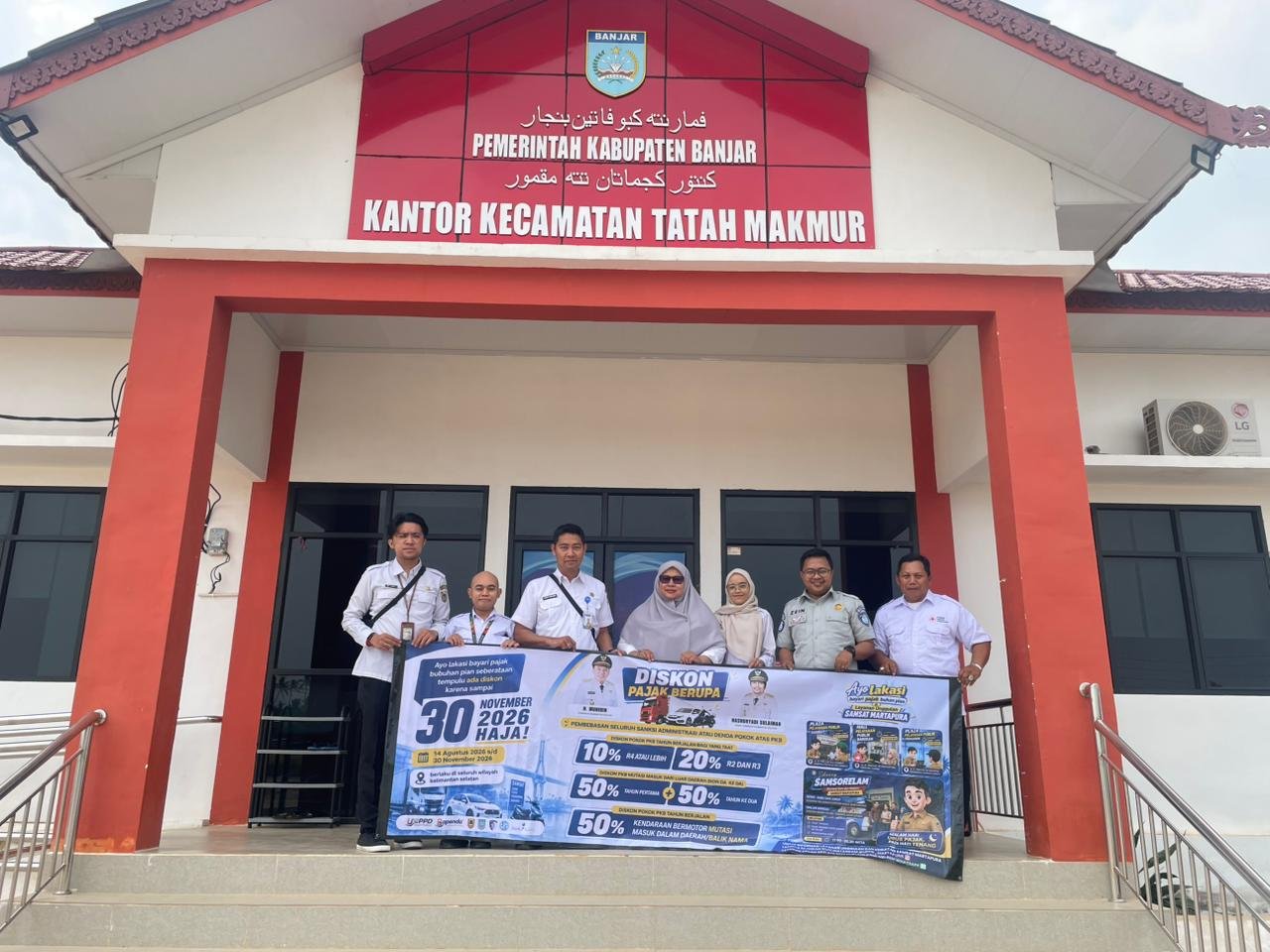 Tim Pembina Samsat Martapura Perluas Informasi Relaksasi Pajak Kendaraan Bermotor 2026 hingga Kecamatan Aluh-Aluh dan Tatah Makmur