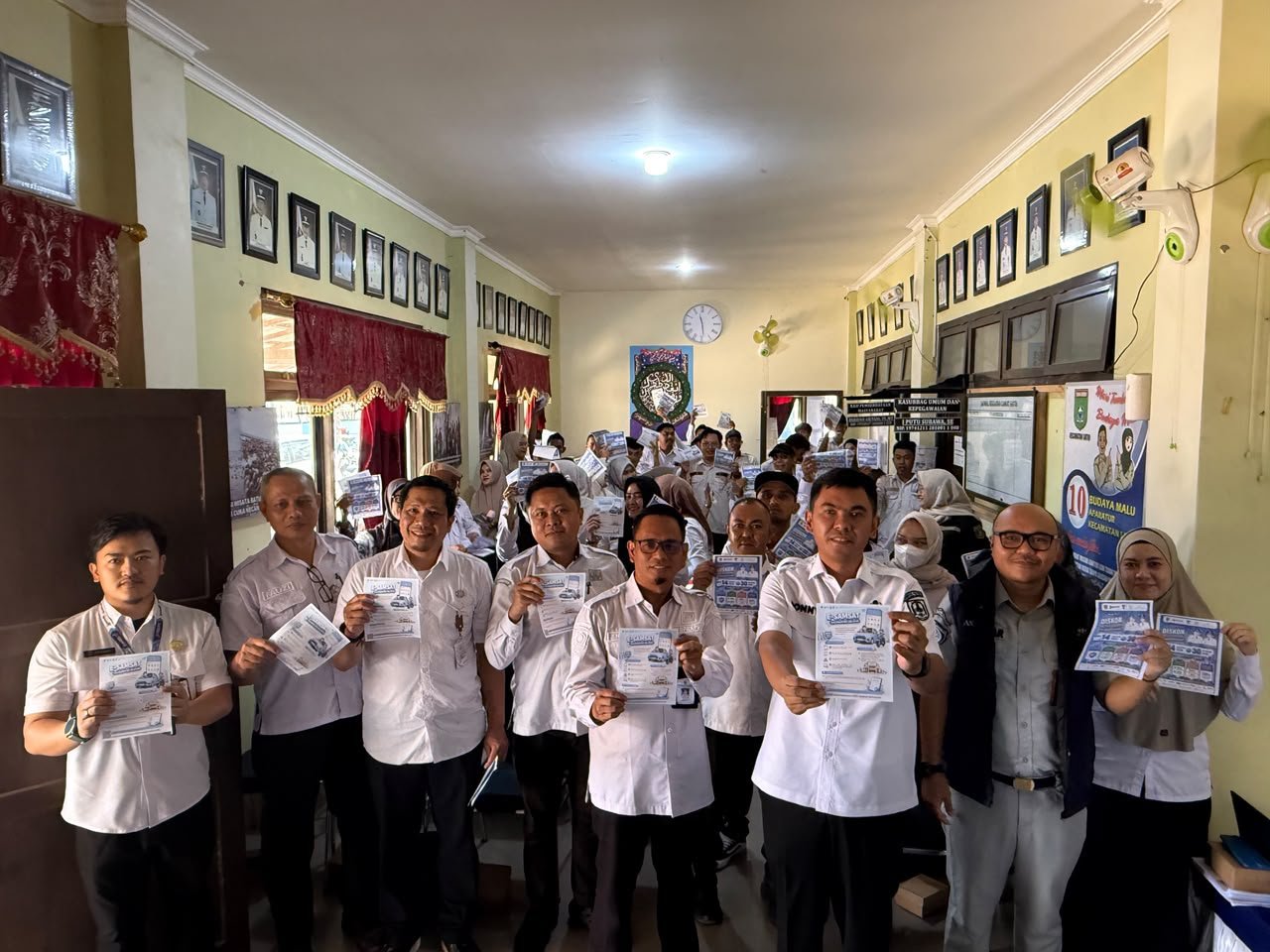Jasa Raharja Kalsel Dekatkan Informasi Perlindungan kepada Masyarakat Satui