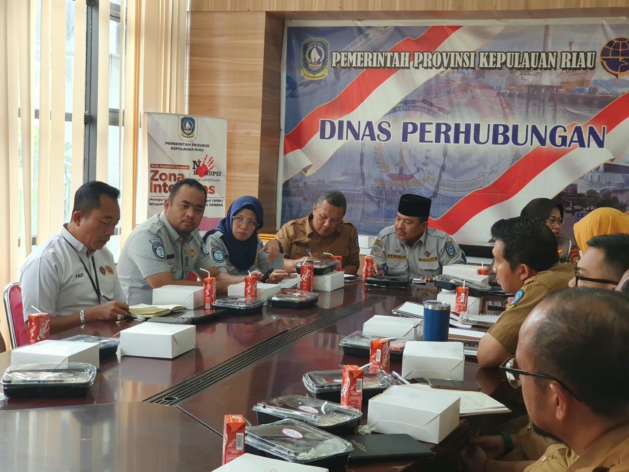 Jasa Raharja Berpartisipasi dalam Pembahasan Rencana Aksi Keselamatan Lalu Lintas dan Angkutan Jalan (RAK LLAJ) Provinsi Kepulauan Riau di Kantor Dinas Perhubungan Provinis Kepulauan Riau